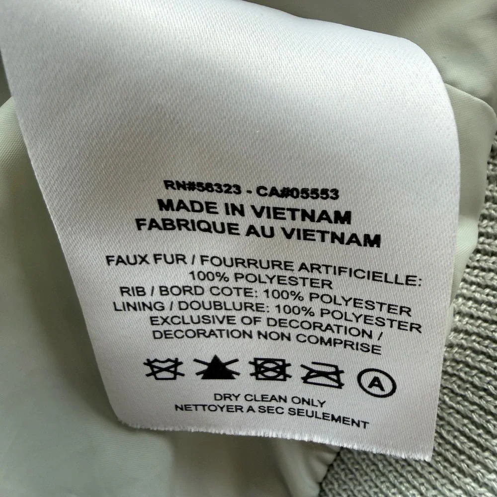 Nike Sportswear Women's Faux Fur Full-Zip Hoodie Sage Green DD5116-013 XS - Picture 7 of 11